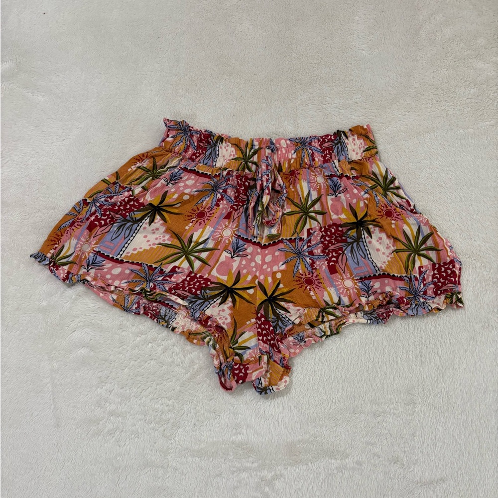 Angie Women’s Tropical Print Summer Vibe Shorts